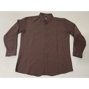 Kuhl‎ Shirt Mens XL Red Reklaimr Performance Gorpcore Outdoor Hiking Travel